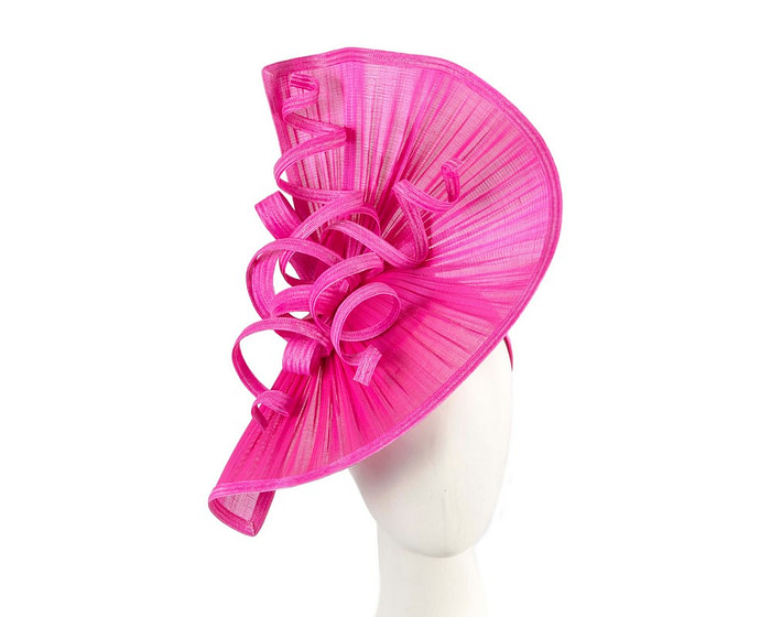 Large fuchsia jinsin racing fascinator by Fillies Collection - Hats From OZ