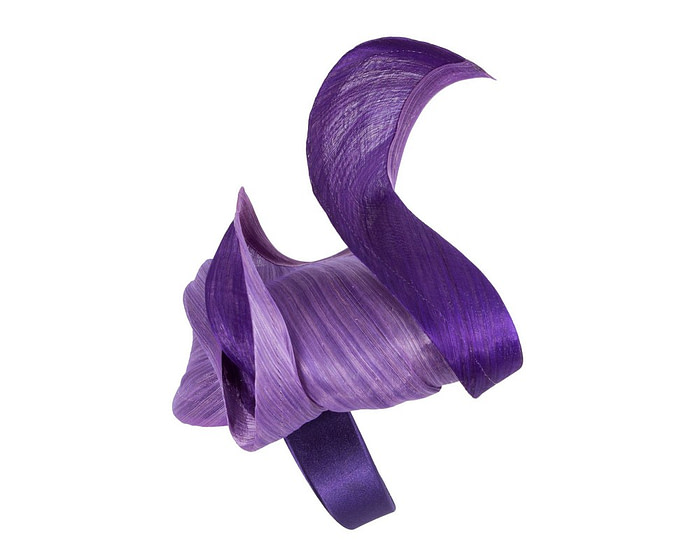 Lilac & Purple designers racing fascinator - Hats From OZ