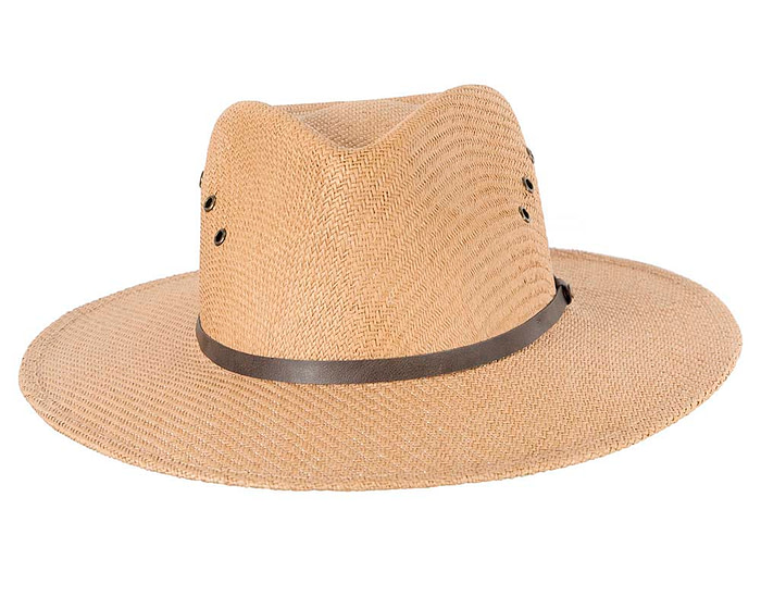 Unisex Straw Fedora Felt Wide Brim Hat - Hats From OZ