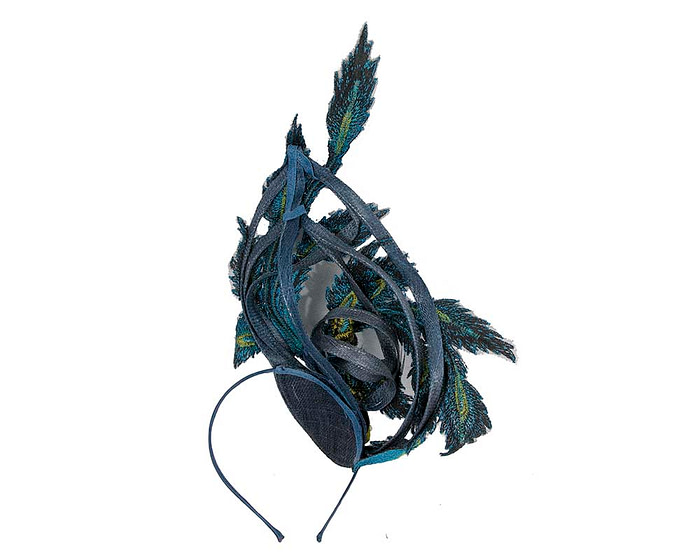 Exclusive peacock fascinator - Hats From OZ