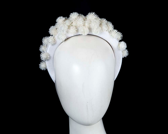 Exclusive white fascinator headband - Hats From OZ