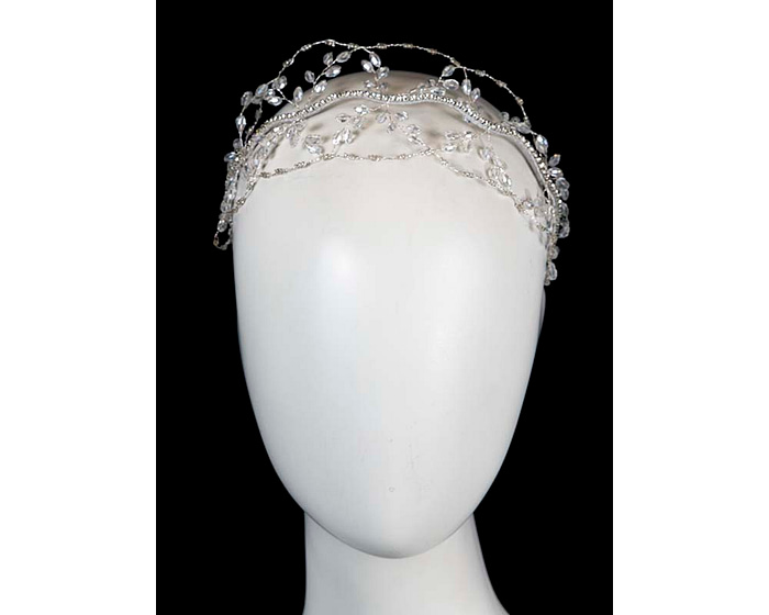 Exclusive white headband fascinator by Cupids Millinery - Hats From OZ