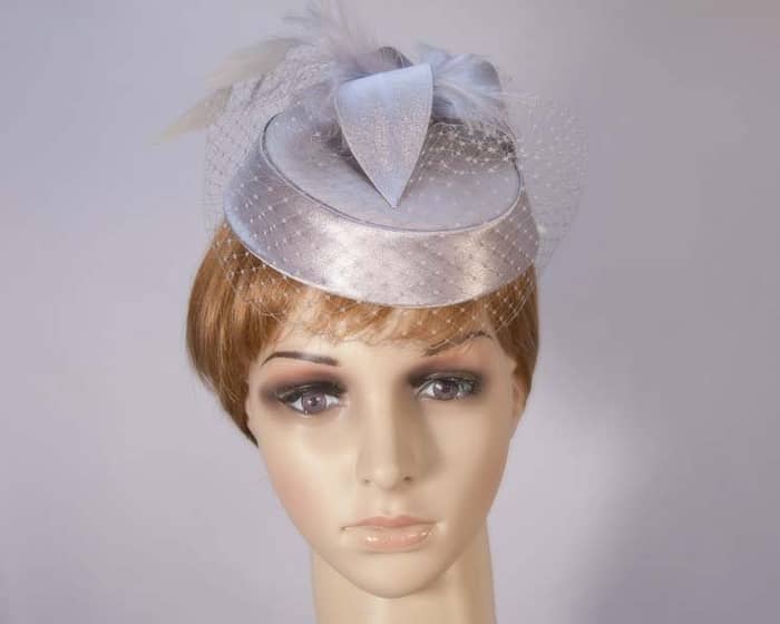 silver pill box hat