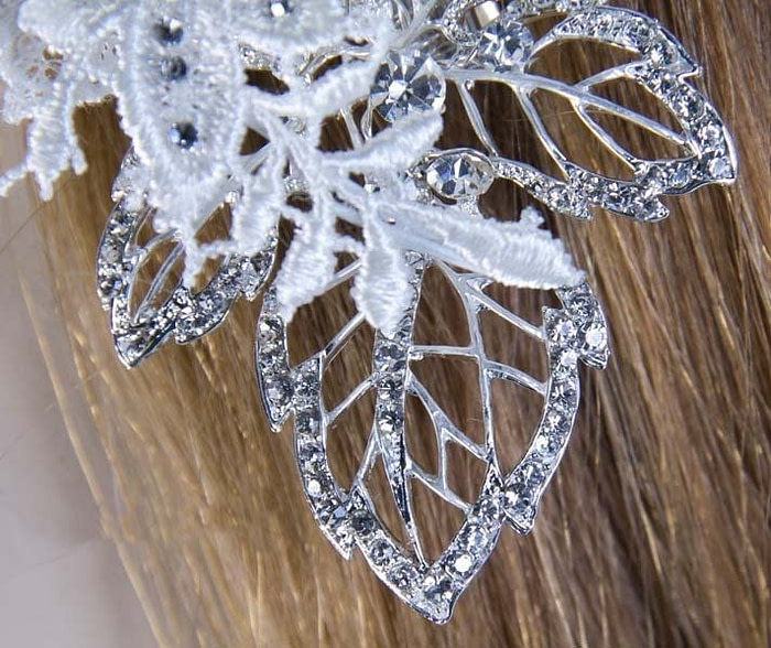 Sparkling bridal headpiece - Hats From OZ