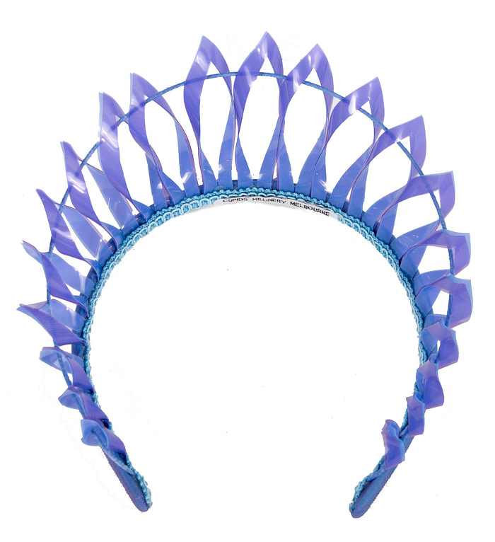 Exclusive blue crown fascinator - Hats From OZ