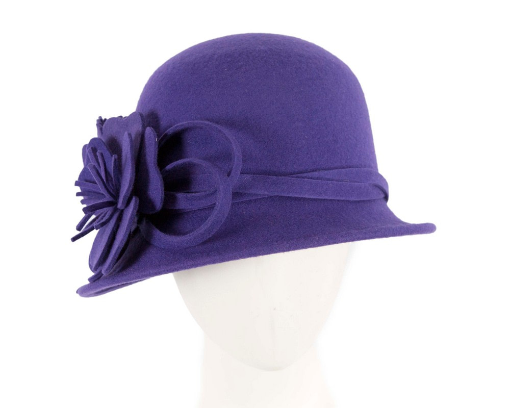 Max A Hatter  Purple Felt Cap