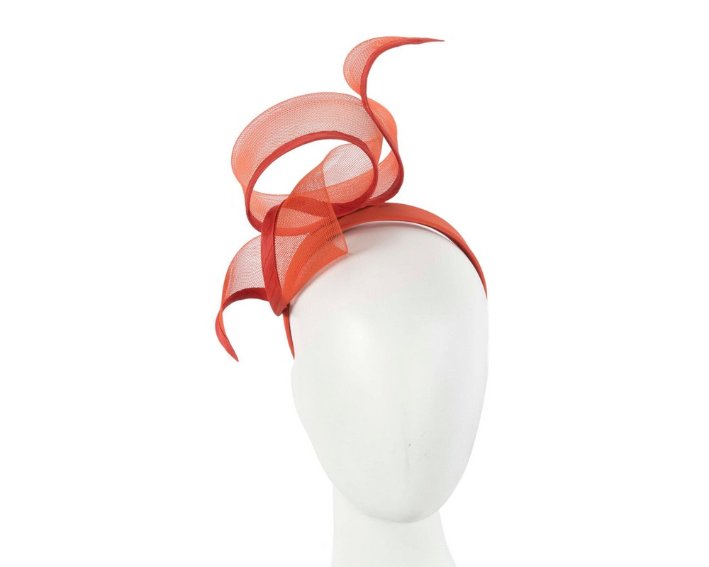 Sculptured orange racing fascinator by Fillies Collection Online in ...