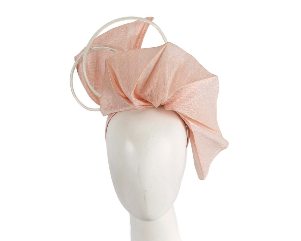 Cream and online pink wedding hats