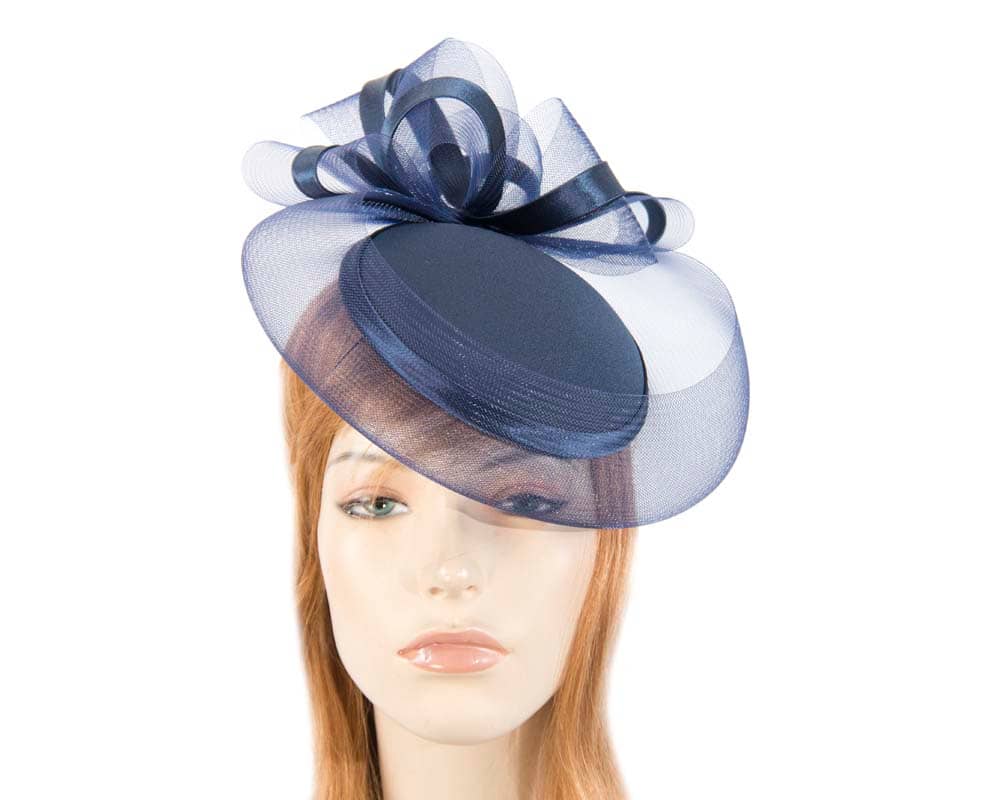 pillbox hat navy