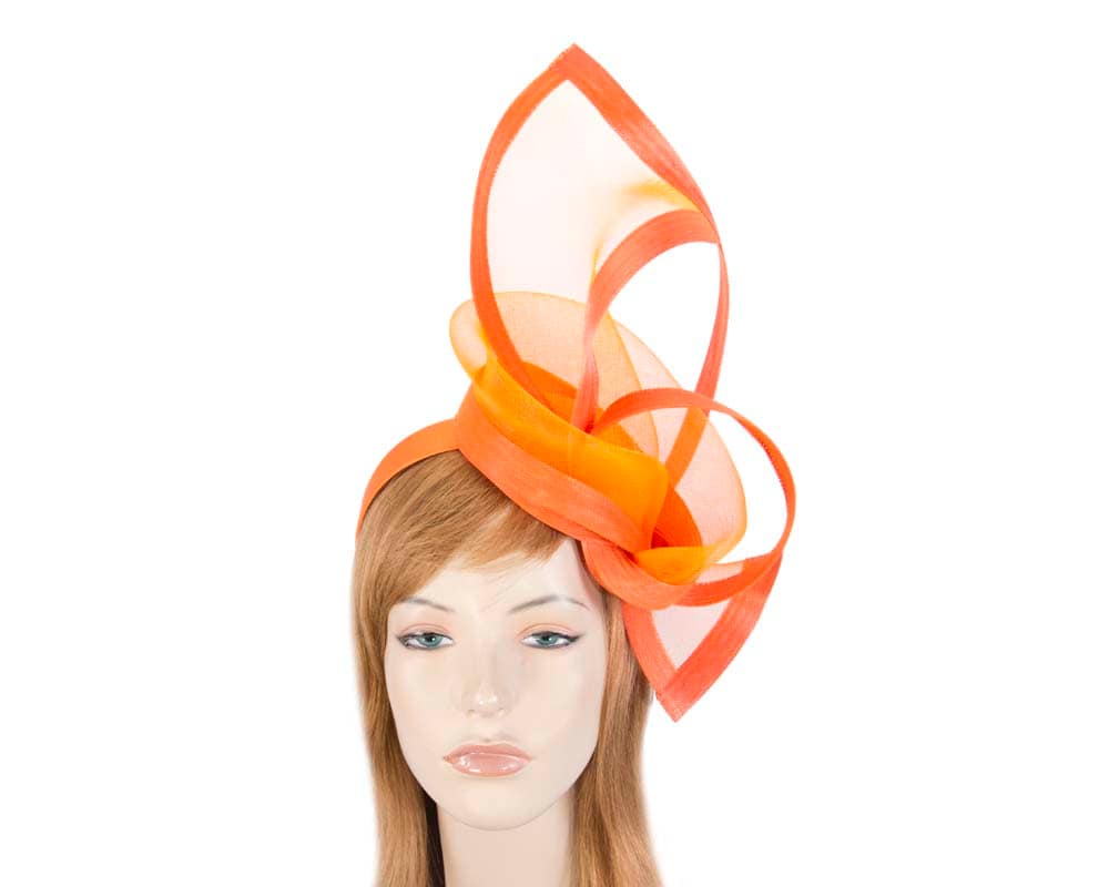 Orange fascinator for Melbourne Cup Ascot Kentucky Derby buy online