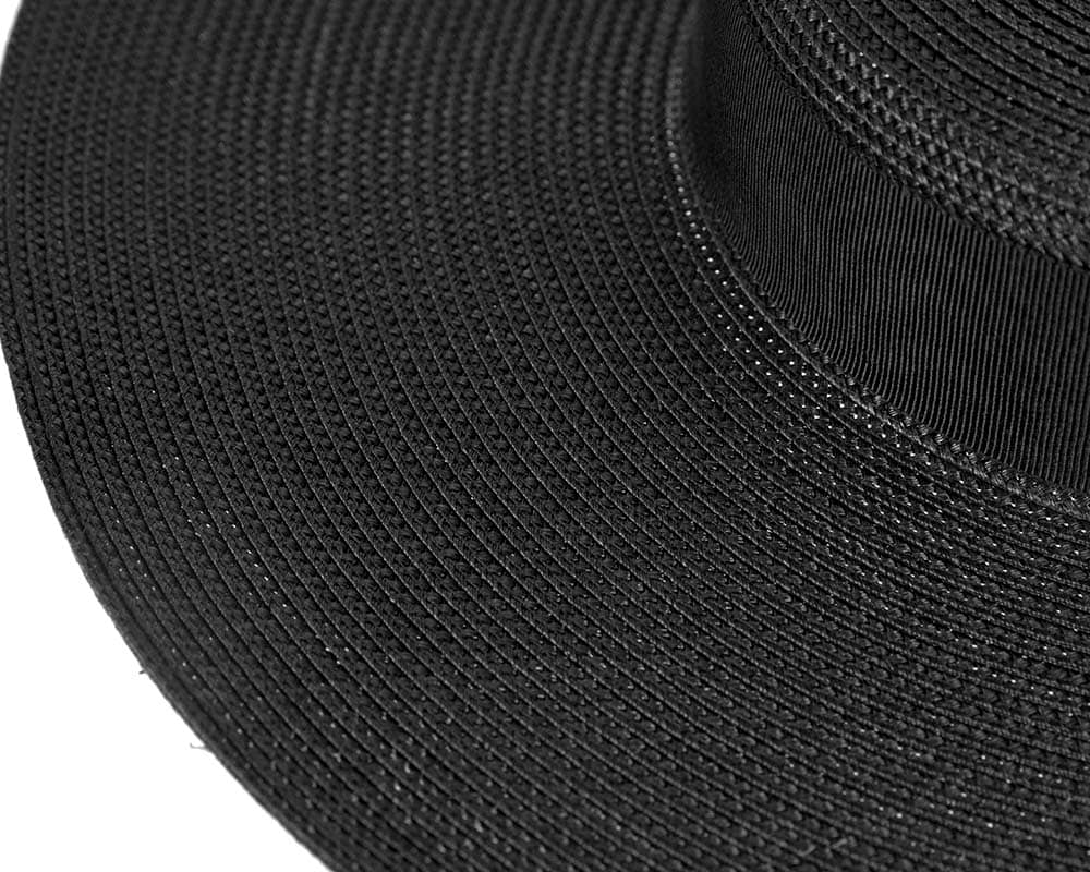 Wide brim black boater hat Online in Australia | Hats From OZ