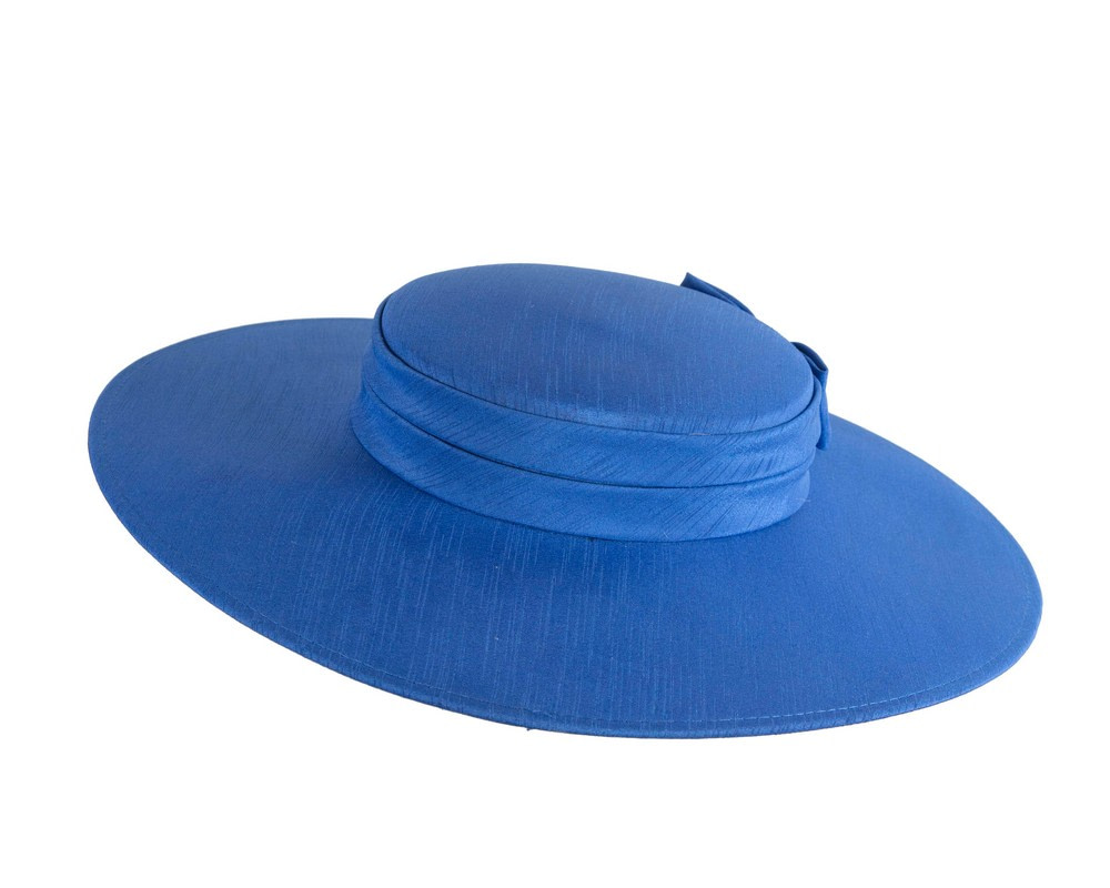 Royal blue boater hat by Max Alexander - Hats From OZ Royal blue boater hat by Max Alexander - Image 6
