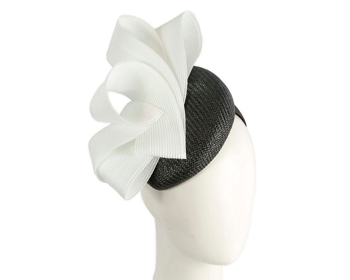 Black & White pillbox fascinator by Fillies Collection
