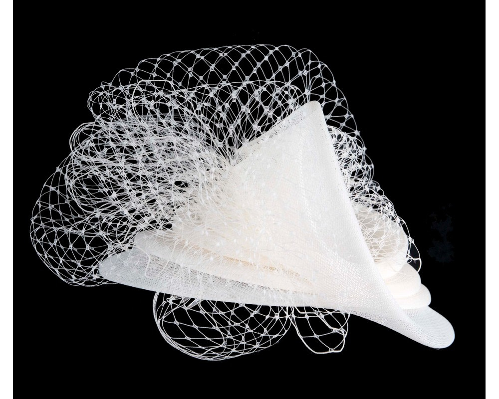 Custom made cream cocktail hat - Hats From OZ Custom made cream cocktail hat - Image 6