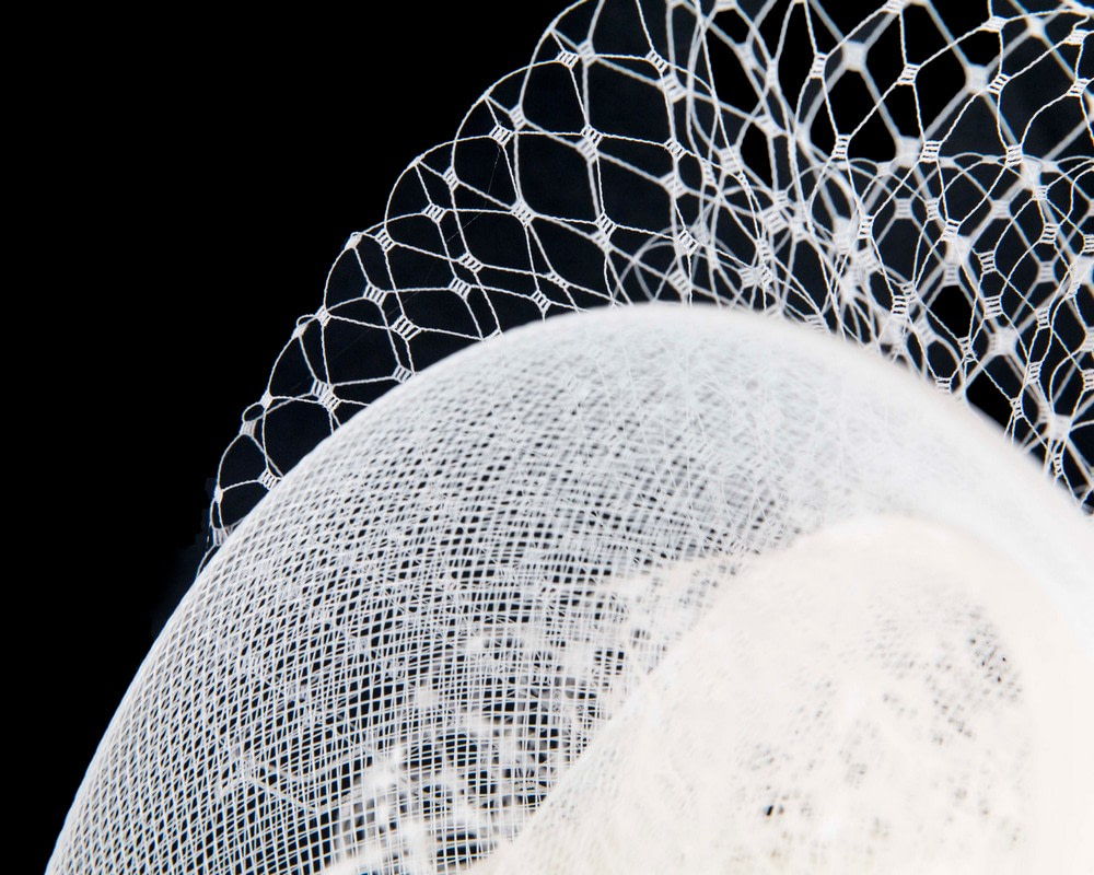 Custom made cream cocktail hat - Hats From OZ Custom made cream cocktail hat - Image 5