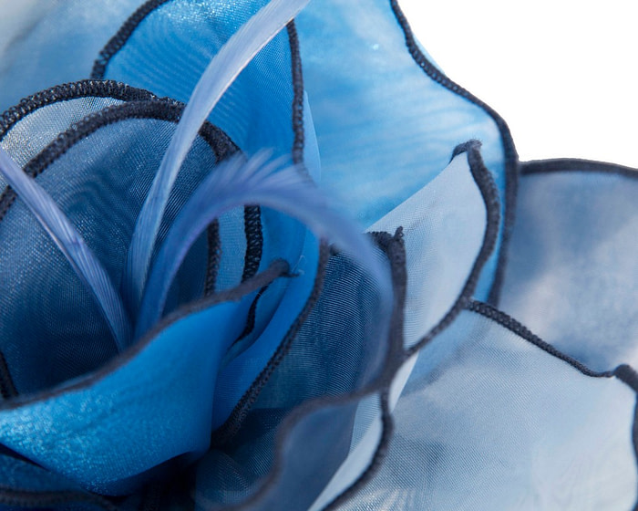 Blue organza fascinator by Max Alexander - Image 3