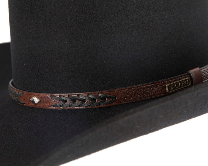 Classic Black Cowboy Hat – Timeless Western Elegance - Image 3