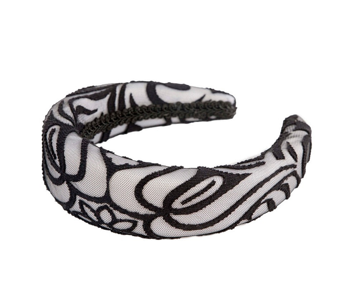 Exclusive lace-covered headband by Cupids Millinery - Image 2