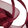 Edgy burgundy fascinator by Fillies Collection - Image 5