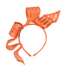 Orange fashion racing fascinator by Max Alexander - Image 4