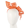 Orange fashion racing fascinator by Max Alexander