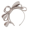 Silver bow racing fascinator - Image 2