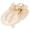 Cream plate fascinator with bow by Fillies Collection - Image 4