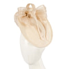 Cream plate fascinator with bow by Fillies Collection