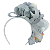 Large blue flower fascinator headband by Max Alexander - Image 4