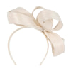 Cream loops racing fascinator by Fillies Collection - Image 4