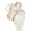 Cream loops racing fascinator by Fillies Collection