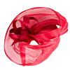 Large bespoke red fascinator by Fillies Collection - Image 4