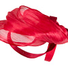 Large bespoke red fascinator by Fillies Collection - Image 3