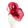 Large bespoke red fascinator by Fillies Collection