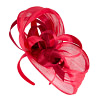 Large bespoke red fascinator by Fillies Collection - Image 2