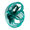Large bespoke teal fascinator by Fillies Collection - Image 4
