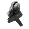 Black spring racing fascinator by Fillies Collection - Image 3