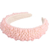 Light pink pearls fascinator headband - Image 4