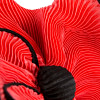 Novel design coral & black flower fascinator - Image 3