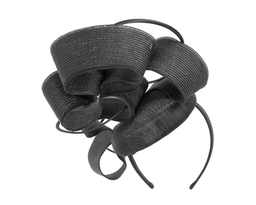 Designers black Australian Made racing fascinator by Fillies Collection - Fascinators.com.au Designers black Australian Made racing fascinator by Fillies Collection - Image 5