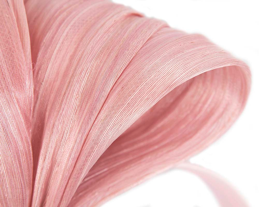 Large blush bow racing fascinator by Fillies Collection - Fascinators.com.au Large blush bow racing fascinator by Fillies Collection - Image 3