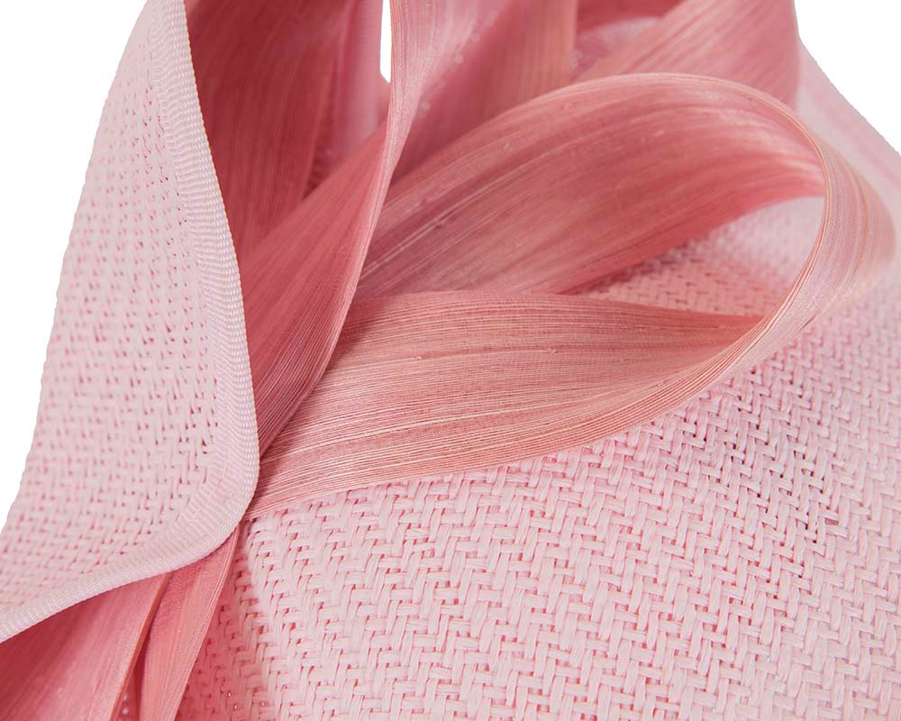 Pink designers racing fascinator with bow by Fillies Collection - Fascinators.com.au Pink designers racing fascinator with bow by Fillies Collection - Image 5