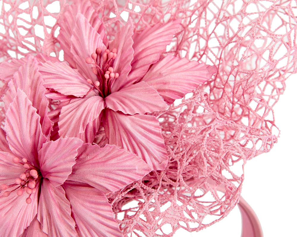 Dusty Pink designers racing fascinator by Fillies Collection - Fascinators.com.au Dusty Pink designers racing fascinator by Fillies Collection - Image 3