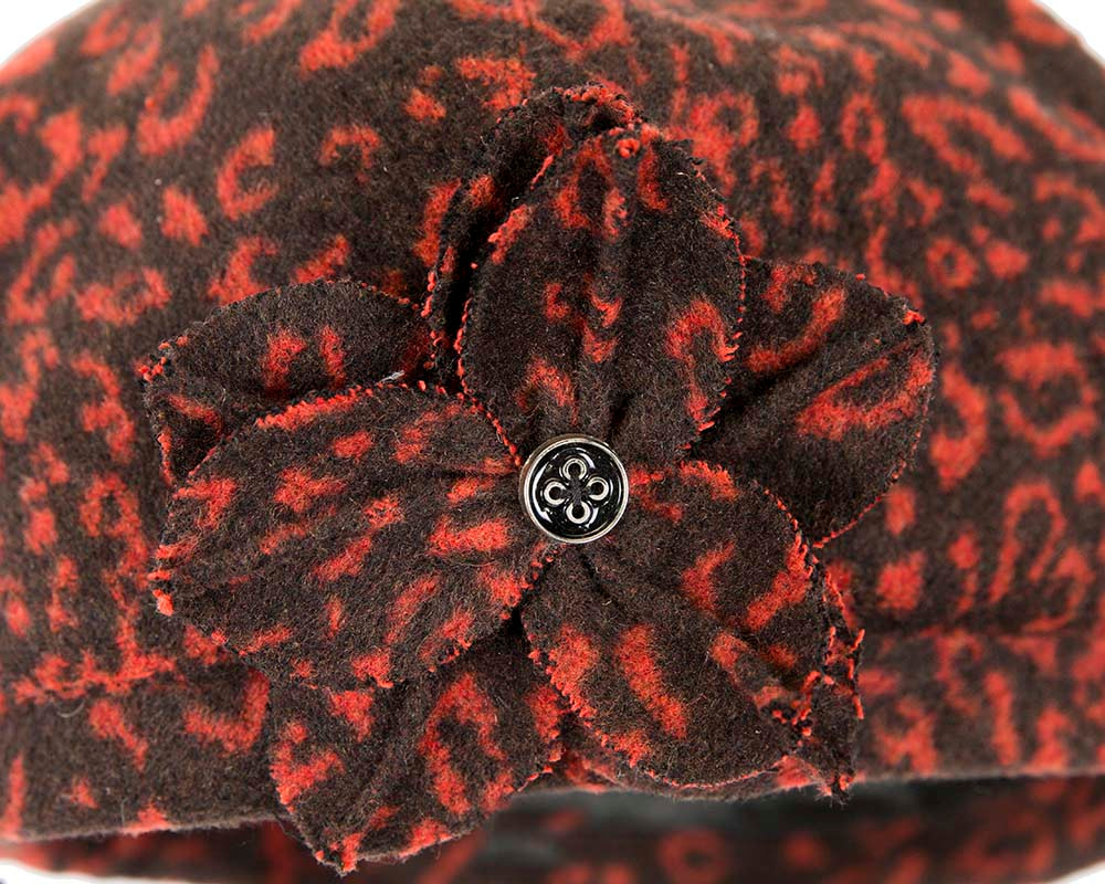 Black rust beret J269BR - Image 3