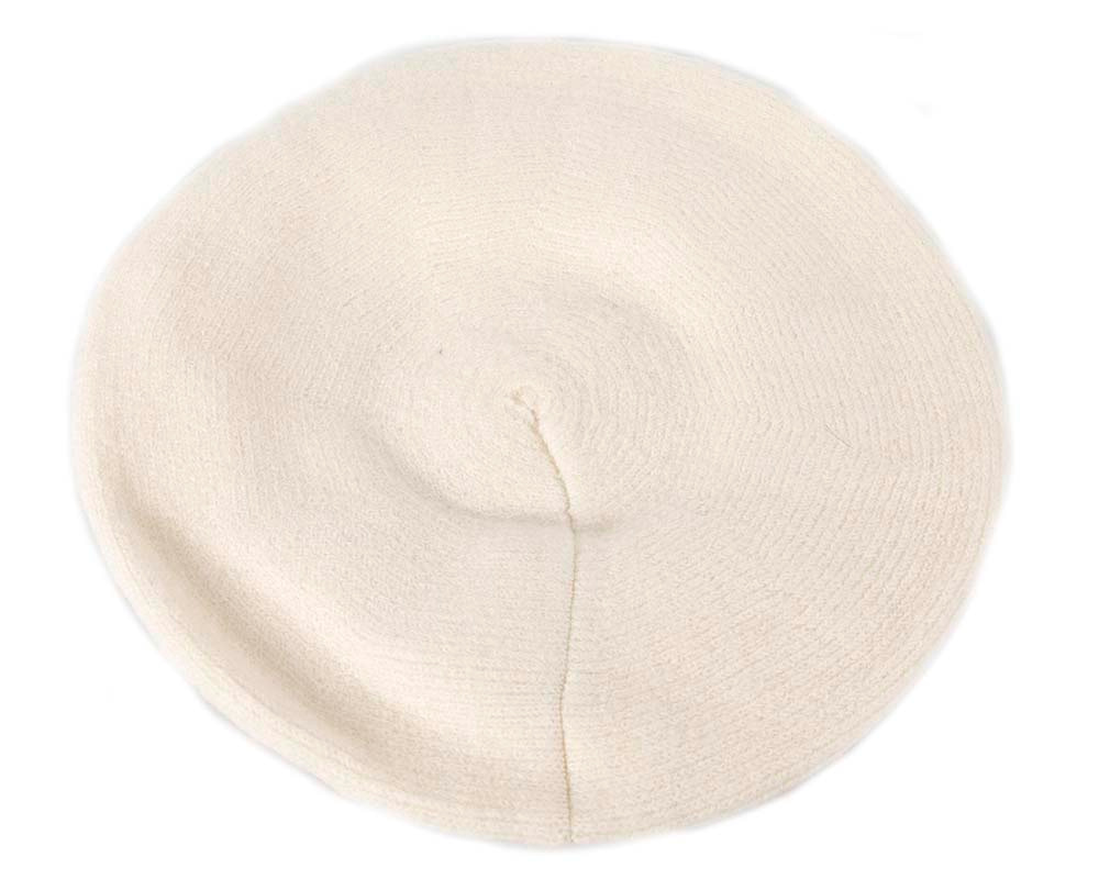 Warm cream wool beret. Made in Europe - Image 2