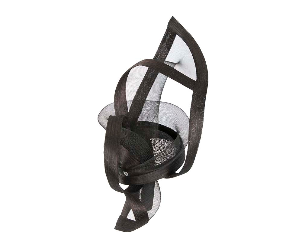 Exclusive black fascinator for races by Fillies Collection - Image 4