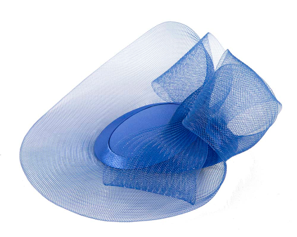 Royal Blue Cocktail Hat - Image 3