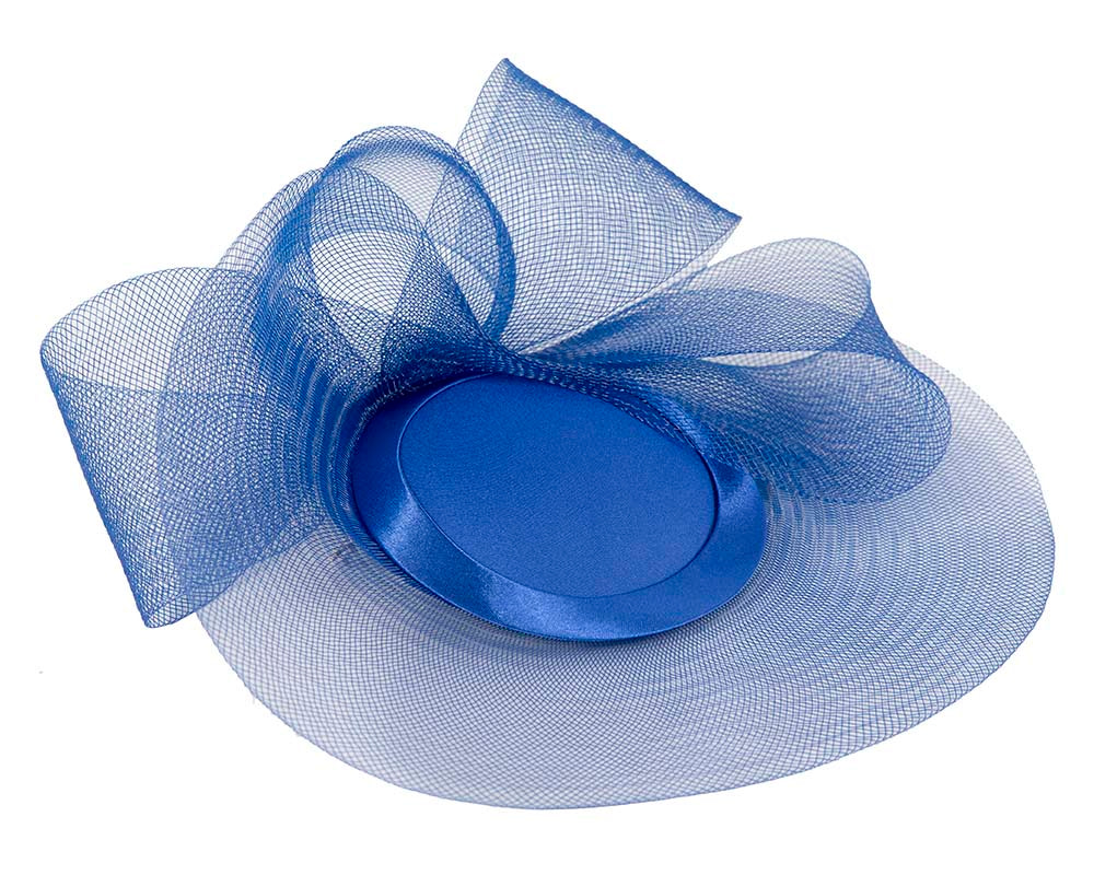 Royal Blue Cocktail Hat - Image 2