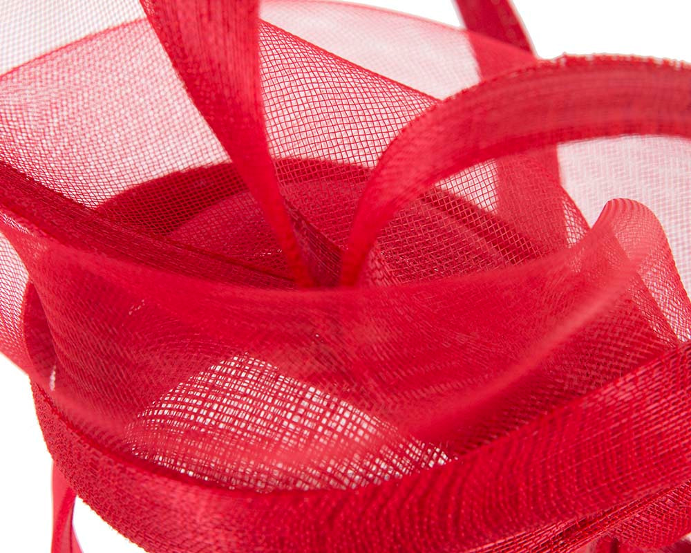 Red fascinator by Fillies Collection - Image 5