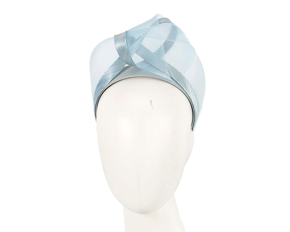 Light blue turban headband by Fillies Collection